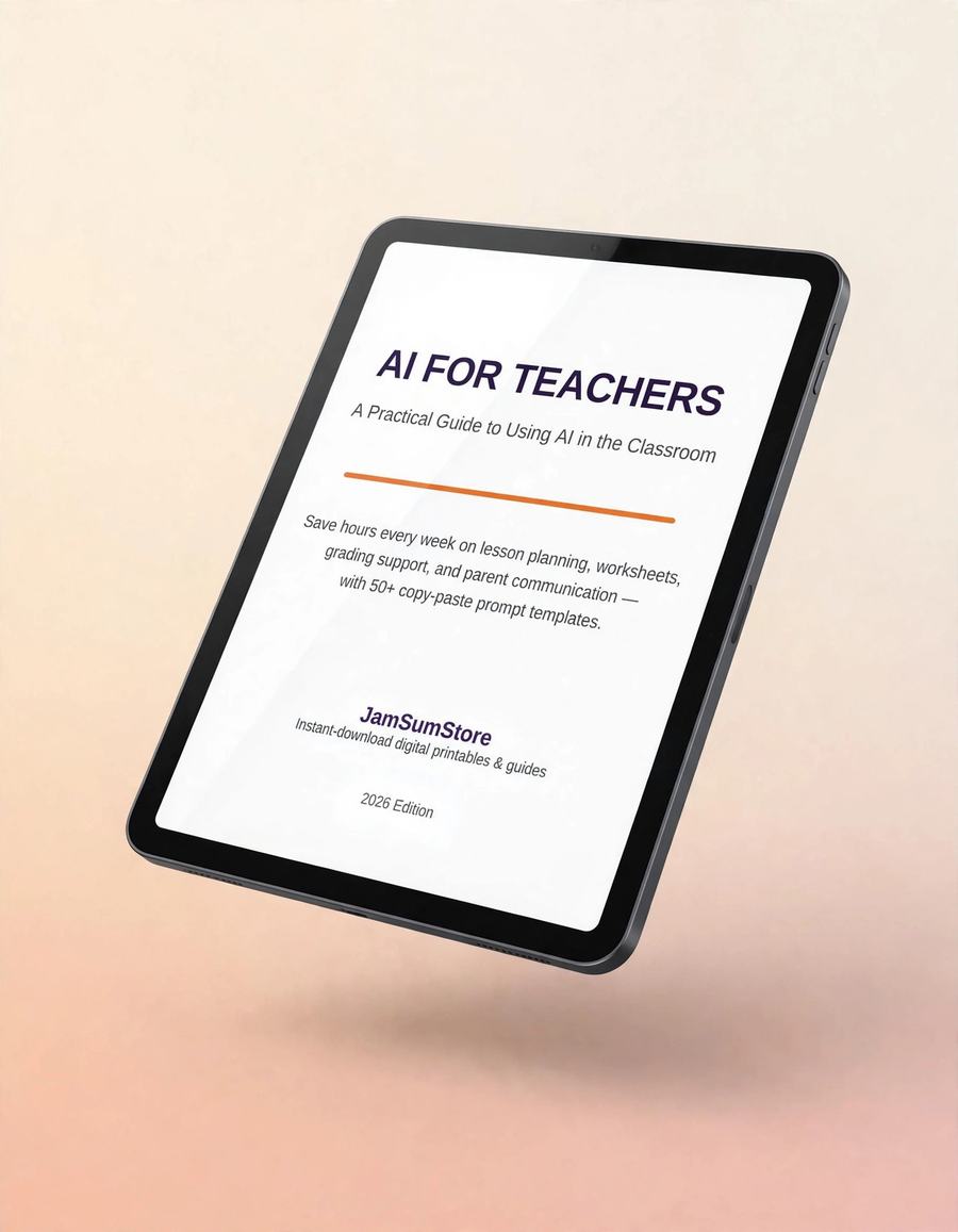 AI for Teachers — A Practical Guide (eBook) — view 2