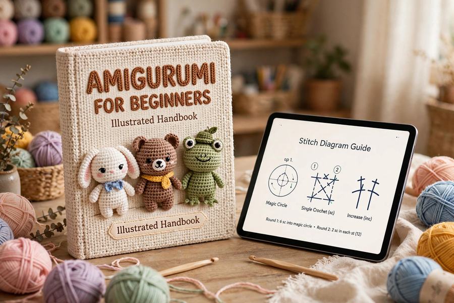 Amigurumi for Beginners Handbook — digital download by JamSumStore
