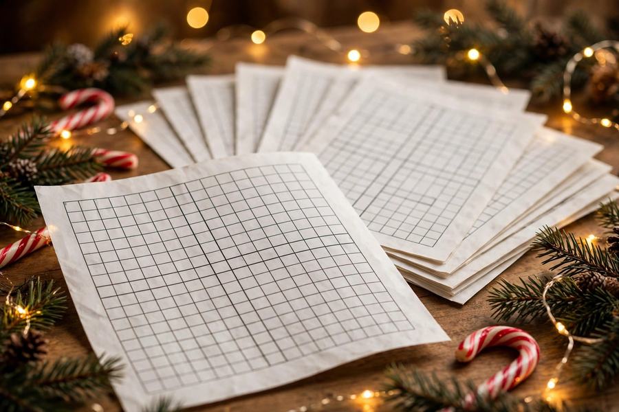 Christmas Crossword Puzzle Pack — 15 Printable Puzzles — view 2