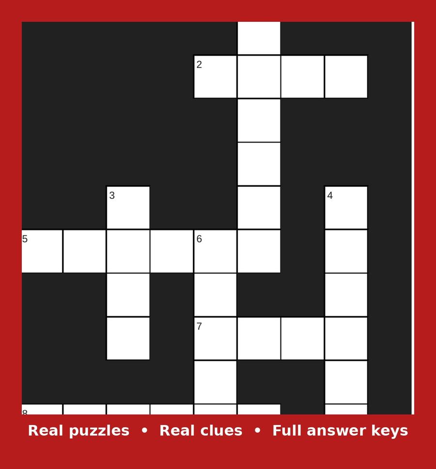 Christmas Crossword Puzzle Pack — 15 Printable Puzzles — view 3