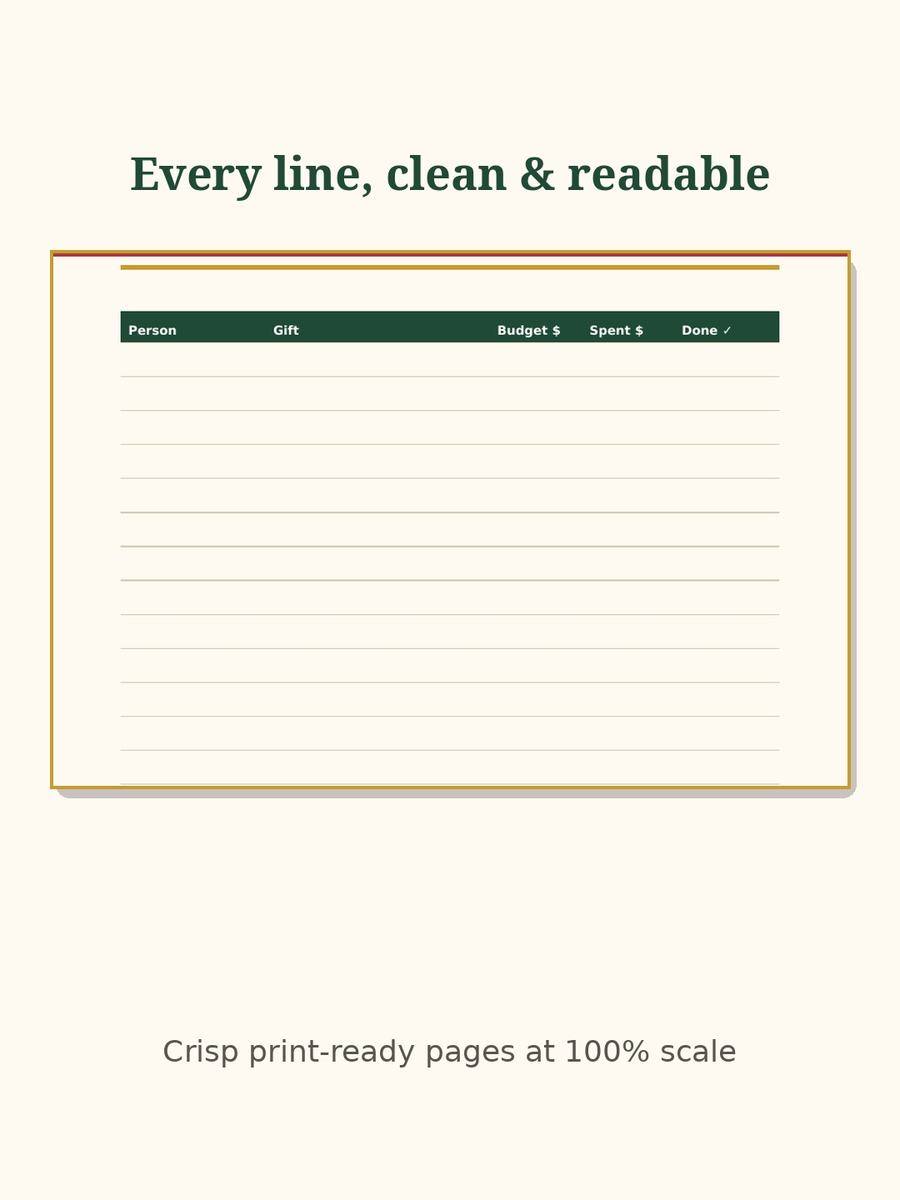 Christmas Gift & Holiday Planner — view 3