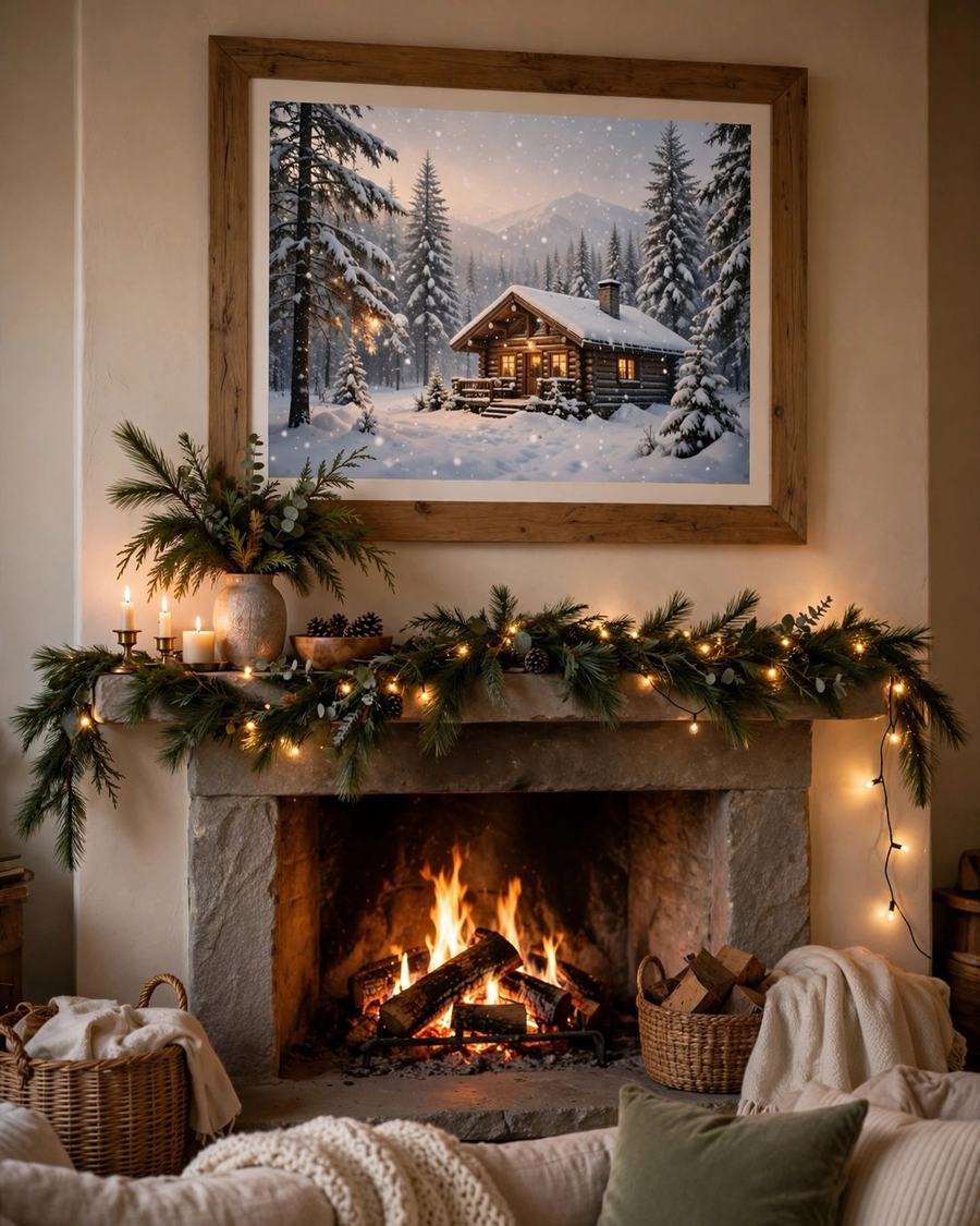 Cozy Christmas Wall Art — view 4