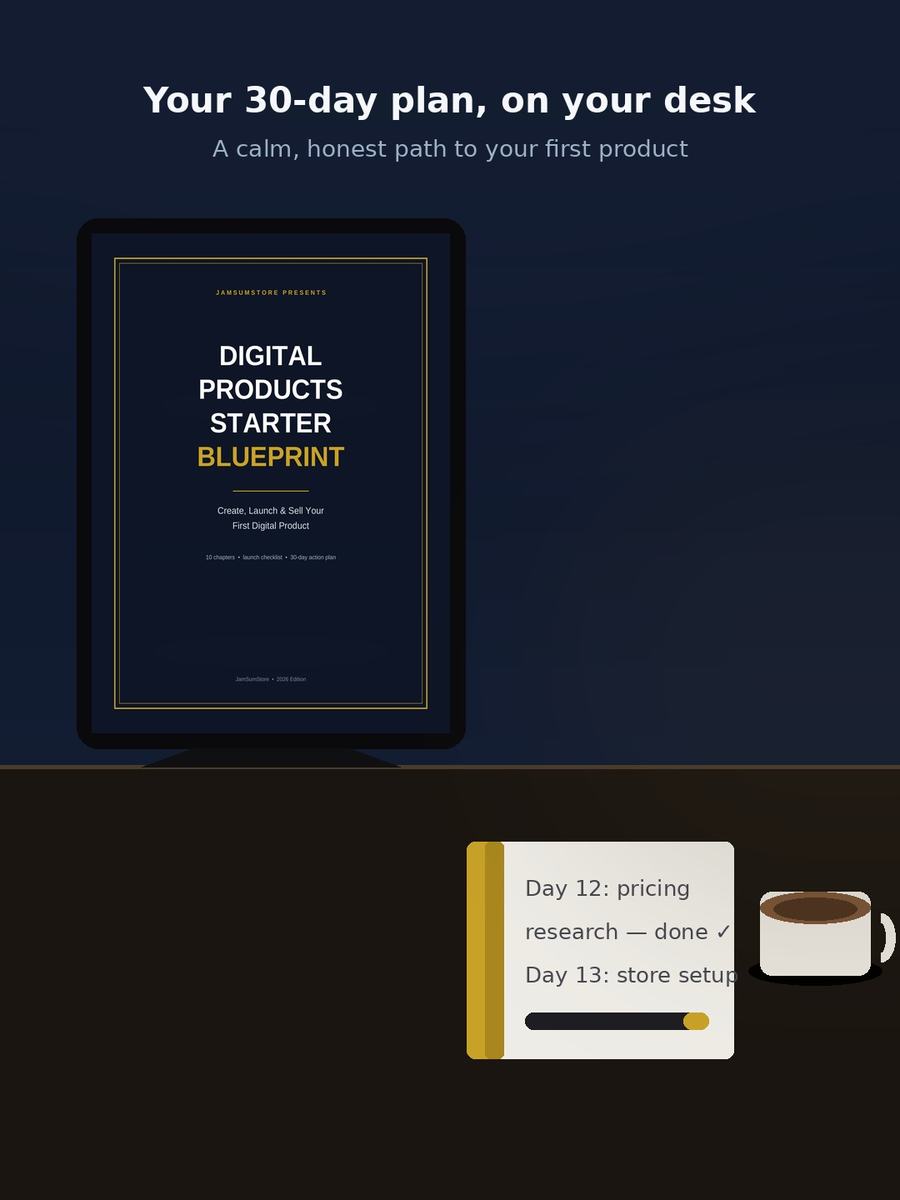 Digital Products Starter Blueprint — view 4