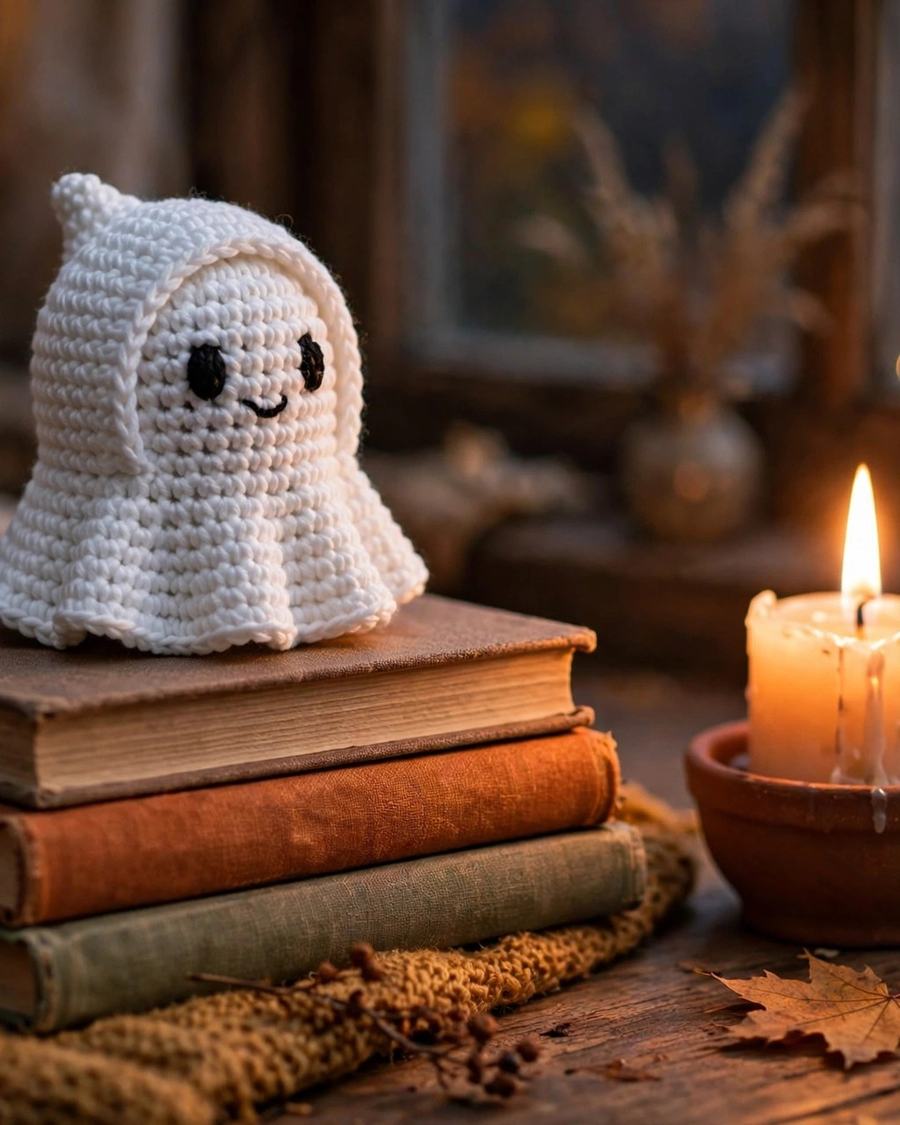 Emotional Support Ghost Crochet Pattern — view 4
