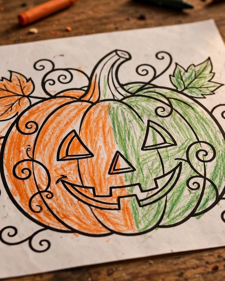 Halloween Coloring Pages — view 4