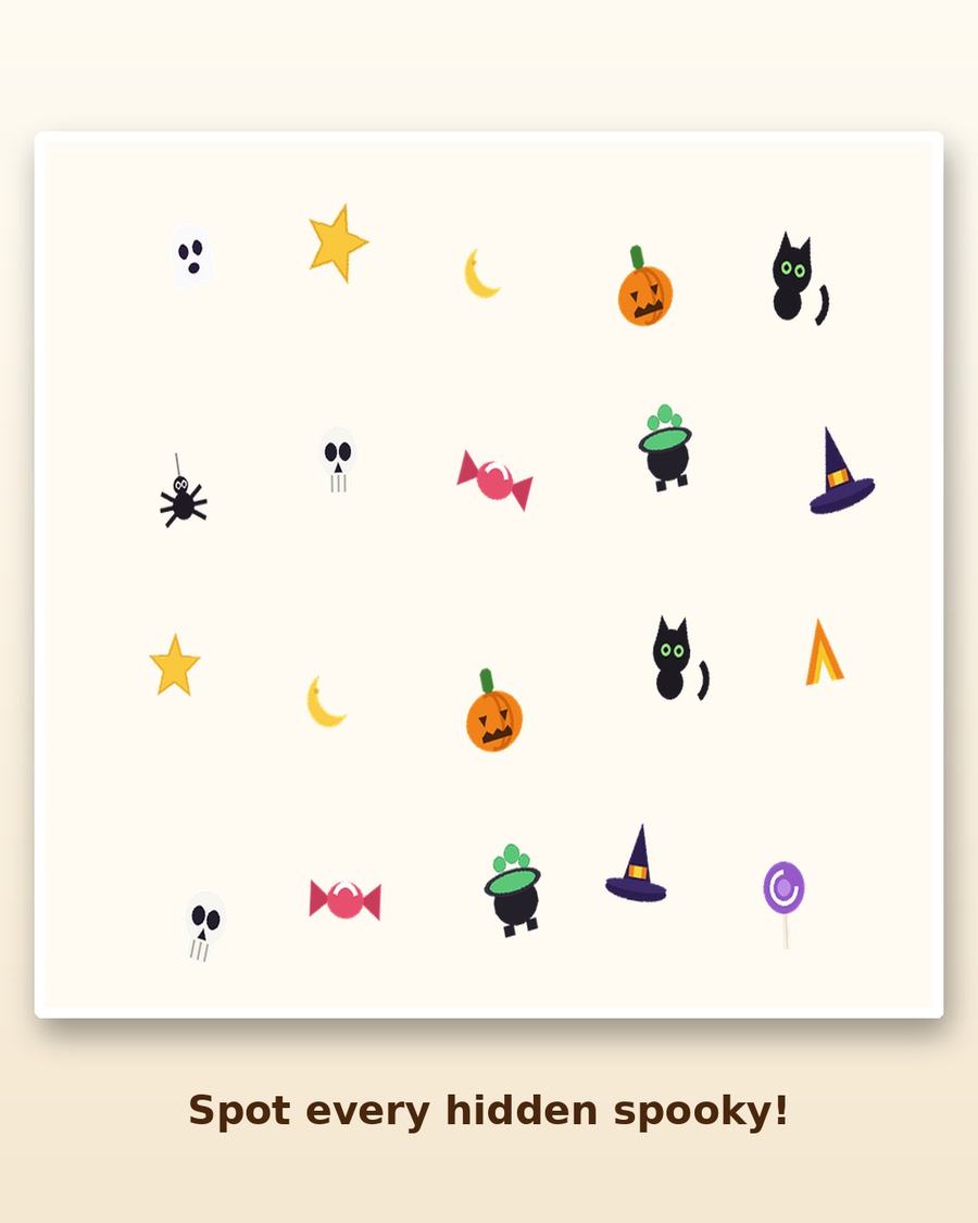 Halloween I Spy Game — 12 Hidden-Object Puzzles — view 3