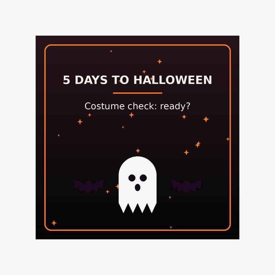 Halloween Social Media Template Pack — view 3