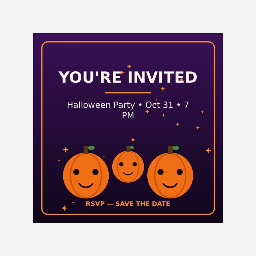 Halloween Social Media Template Pack — view 4