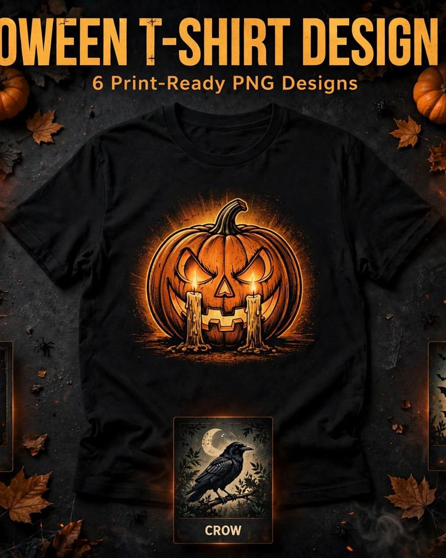 Halloween T-Shirt Design Pack — view 2