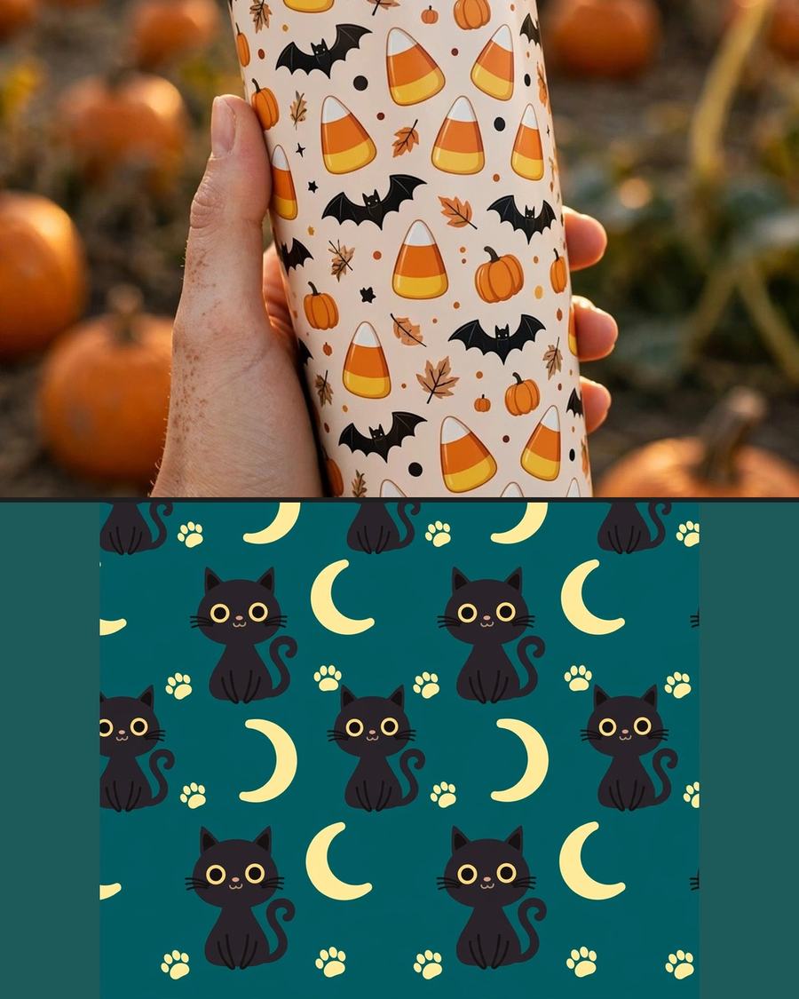 Halloween Tumbler Wrap Bundle — view 4