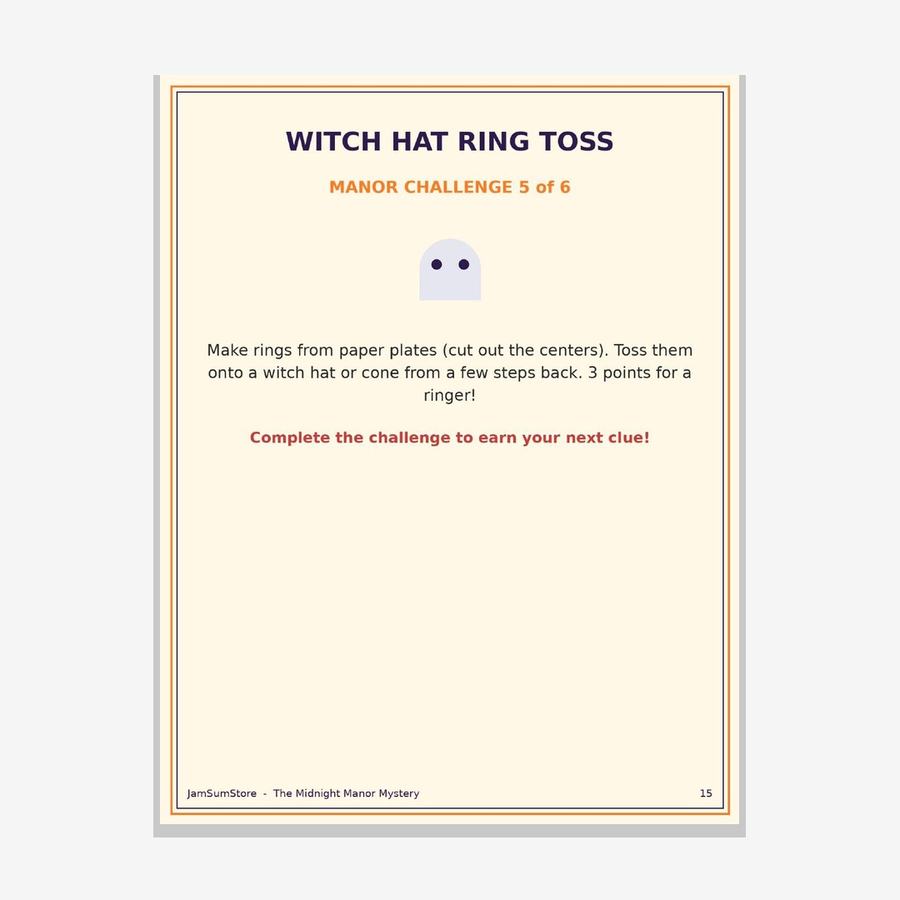 The Midnight Manor Mystery — Halloween Treasure Hunt Kit — view 4