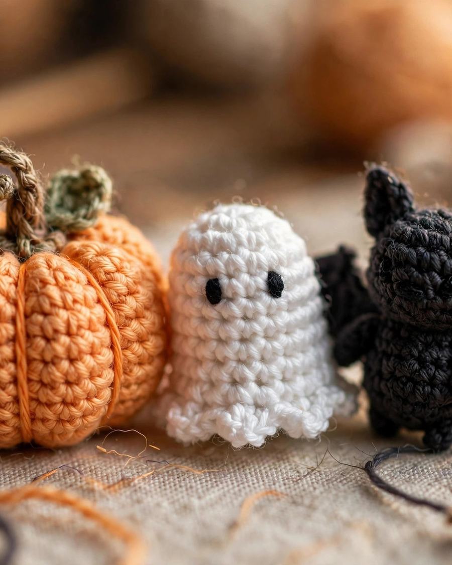 Mini Halloween Amigurumi Trio Crochet Pattern — view 3