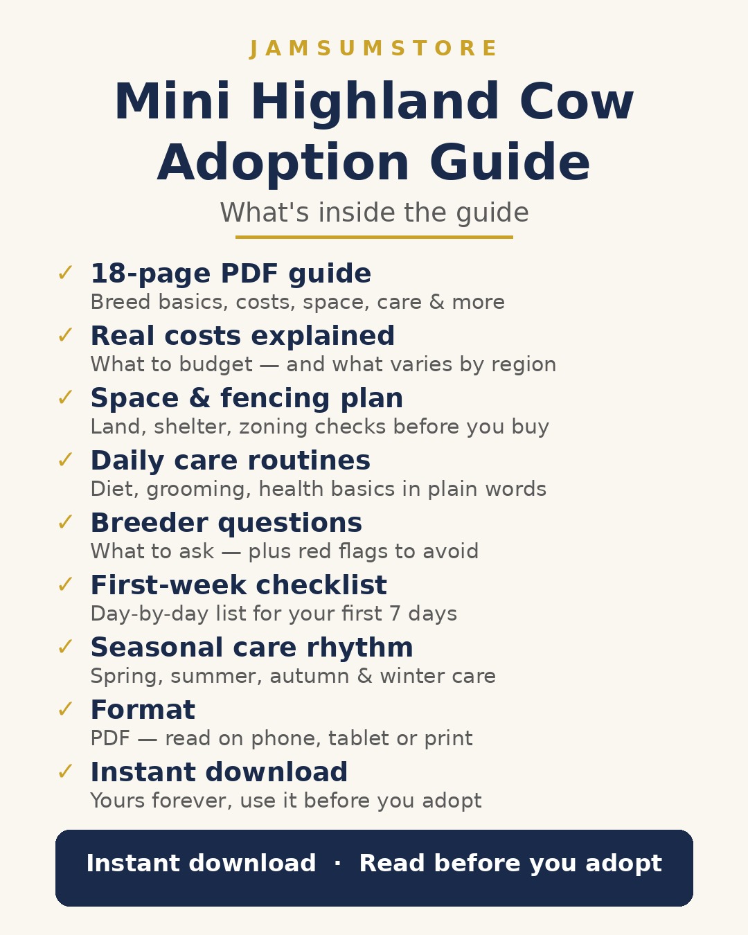 Mini Highland Cow Adoption Guide — Everything to Know Before You Bring One Home — view 6