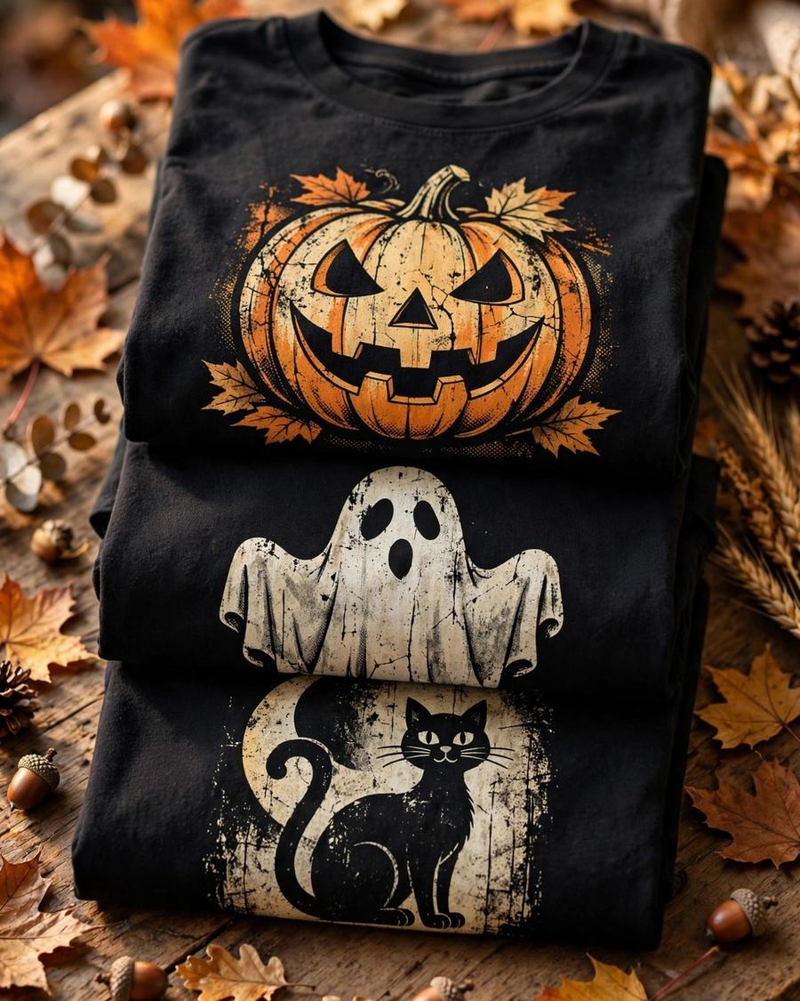 Retro Halloween PNG Bundle — view 4