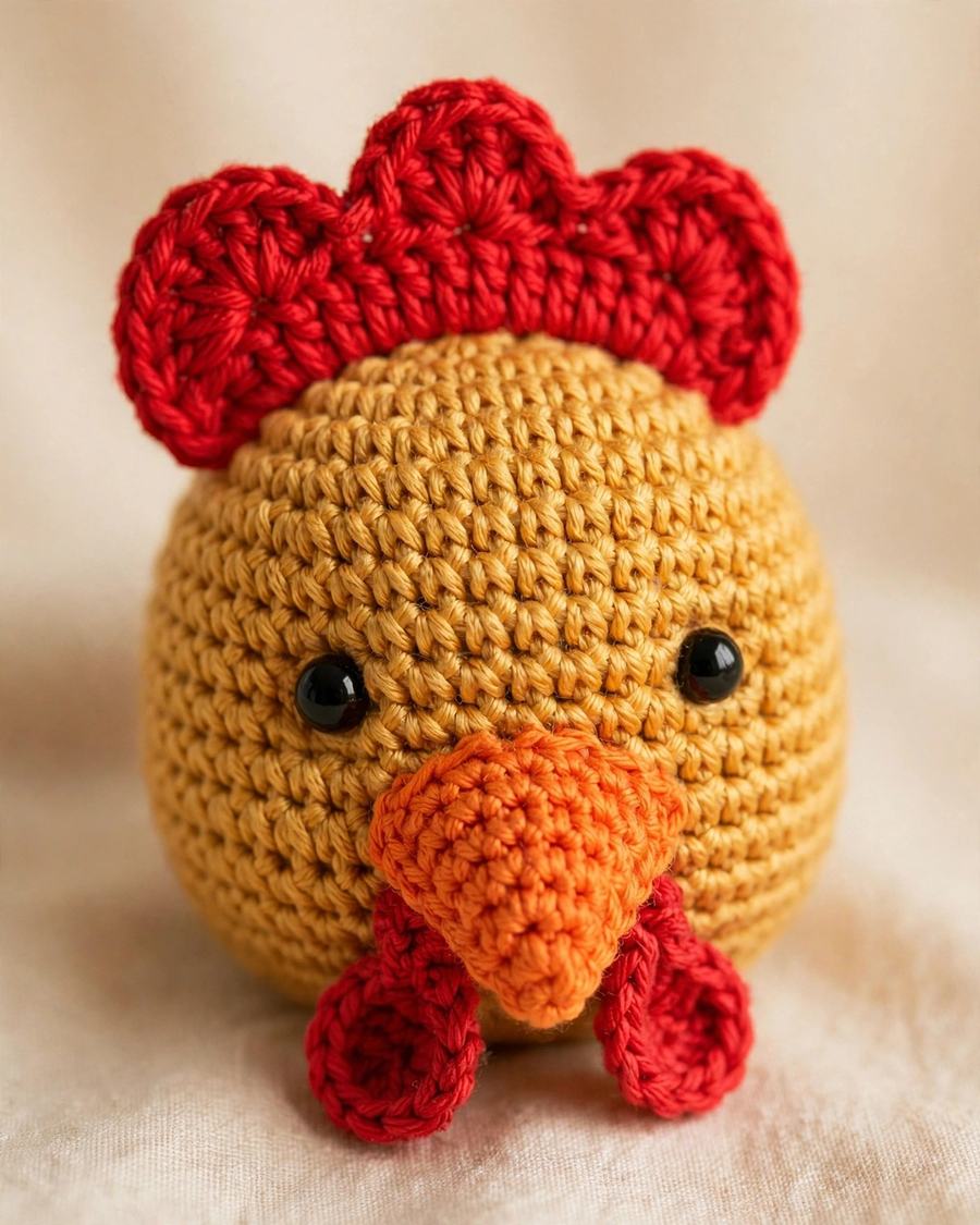 Rooster Crochet Pattern — view 3