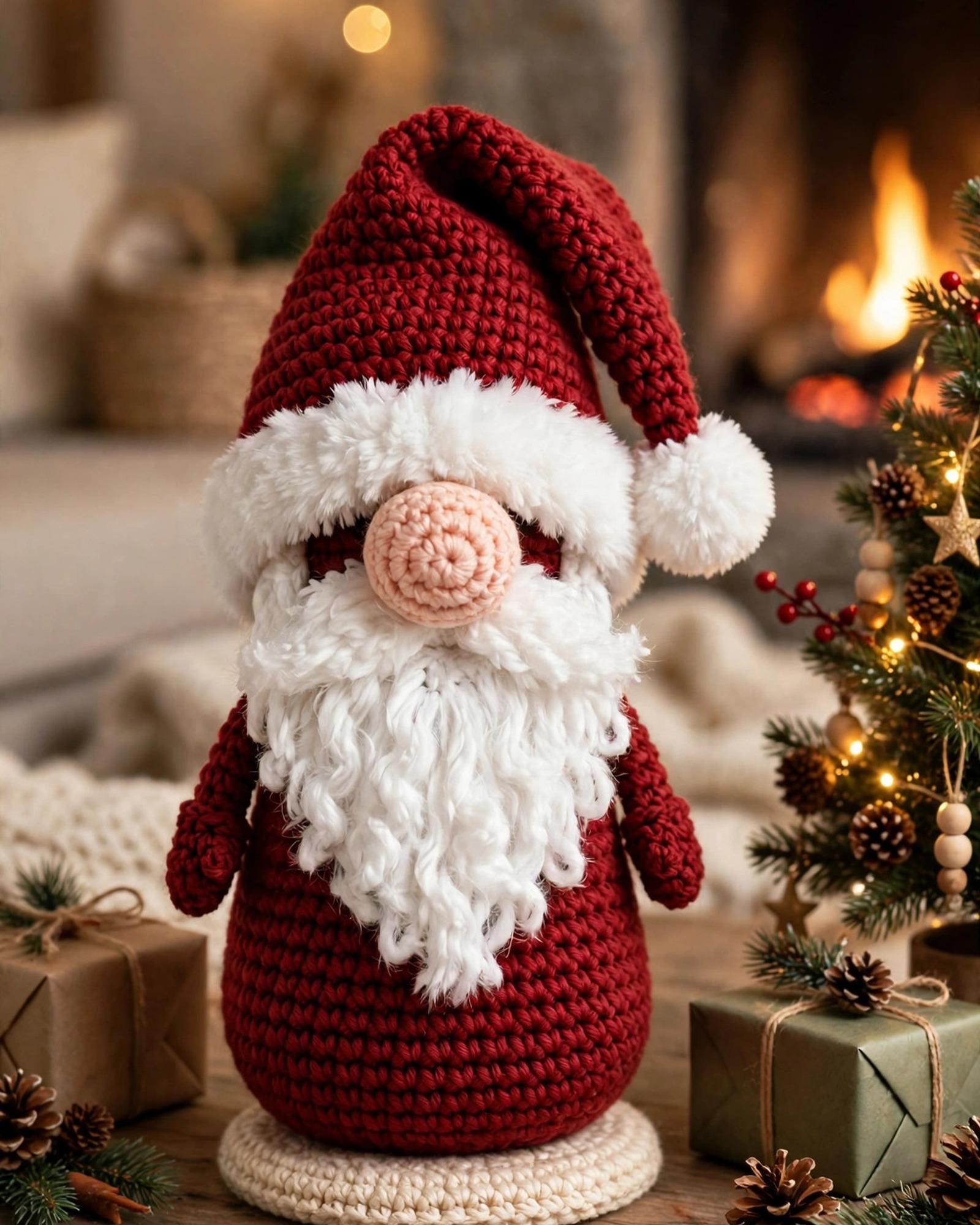 Santa Gnome Amigurumi Crochet Pattern — view 4