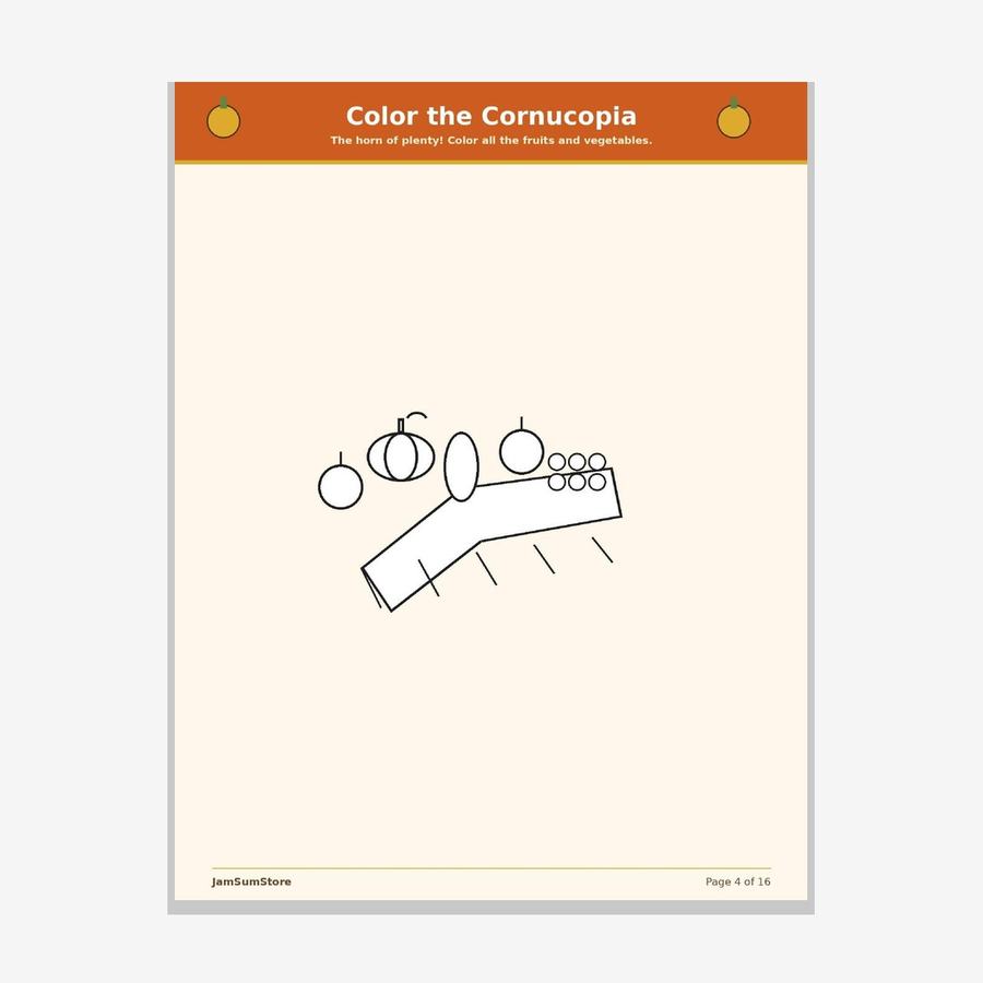 Thanksgiving Kids Activity Pack — view 2
