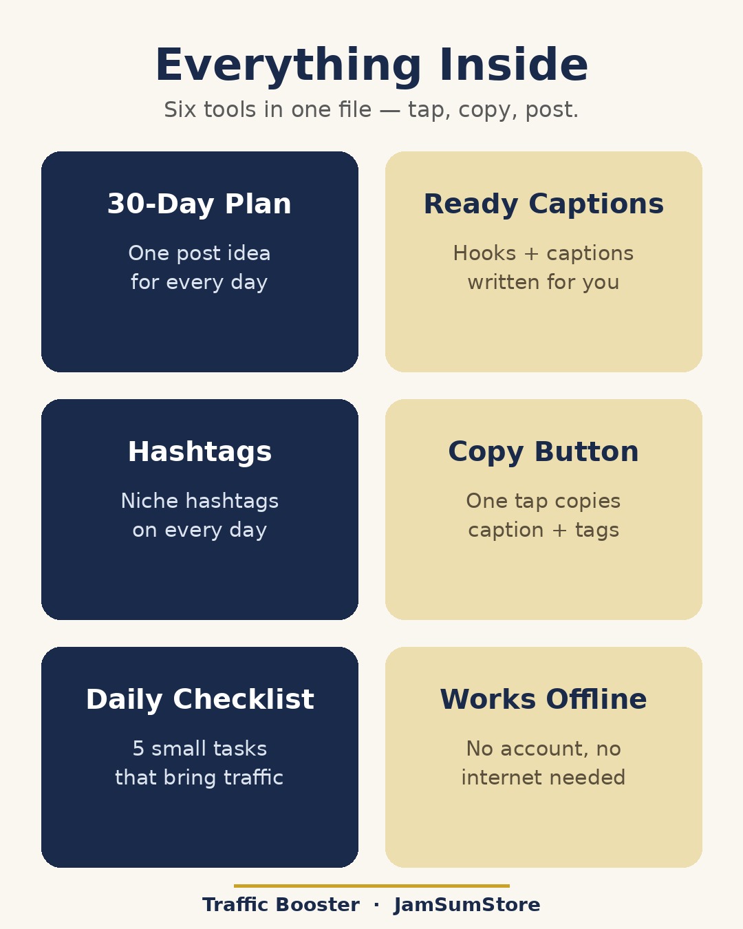 Traffic Booster — 30-Day Traffic Plan Generator — view 5
