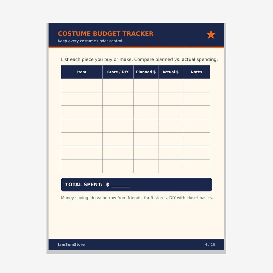 Trick-or-Treat Night Planner — view 2