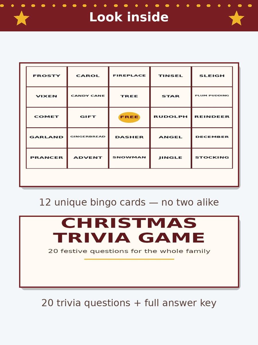 Ultimate Christmas Games & Activities MEGA Bundle — view 3