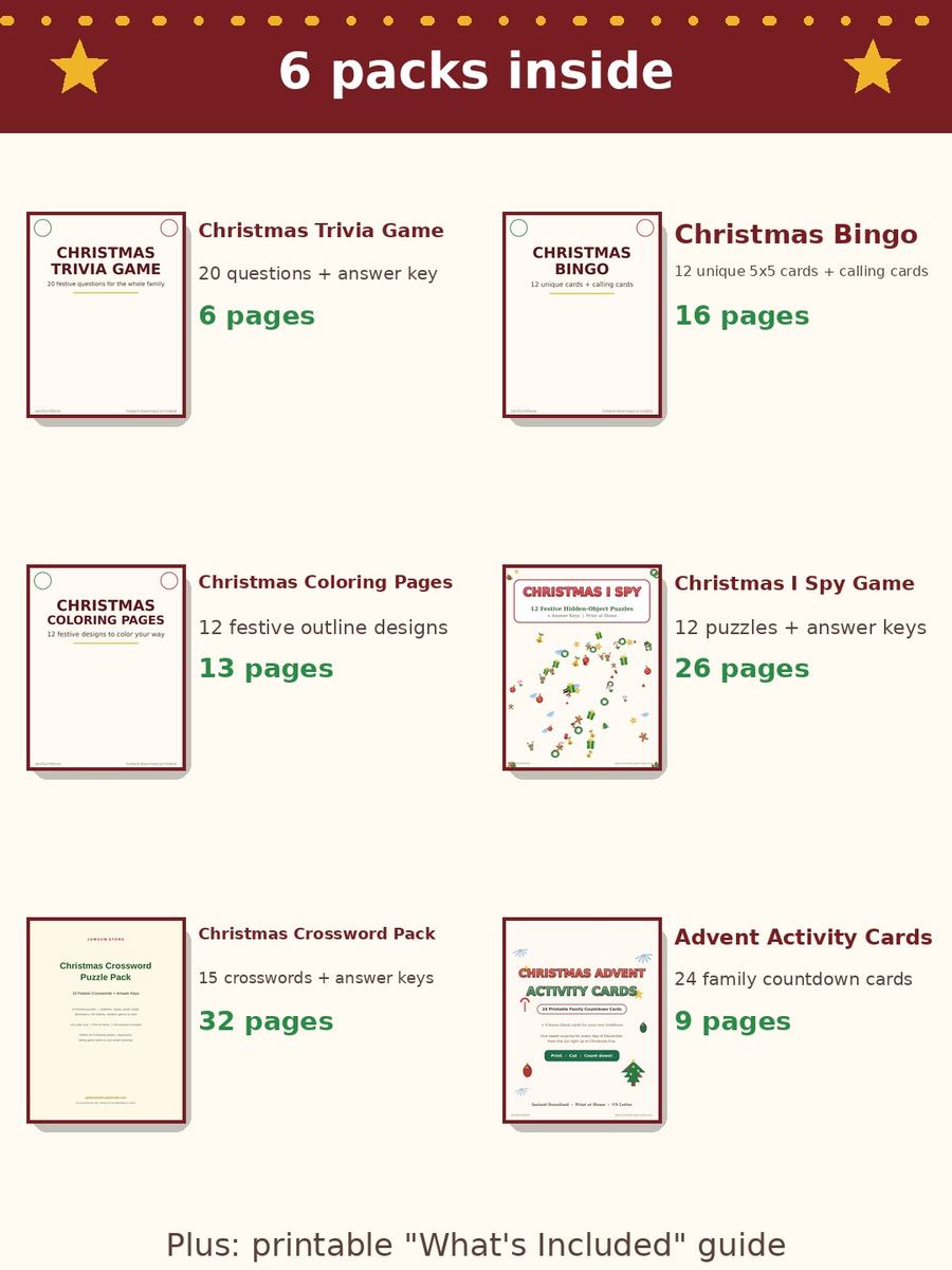 Ultimate Christmas Games & Activities MEGA Bundle — view 4