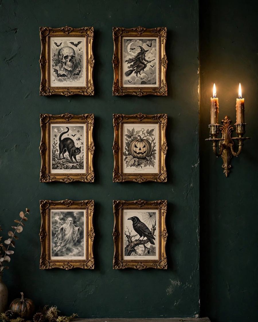 Vintage Halloween Wall Art — view 4