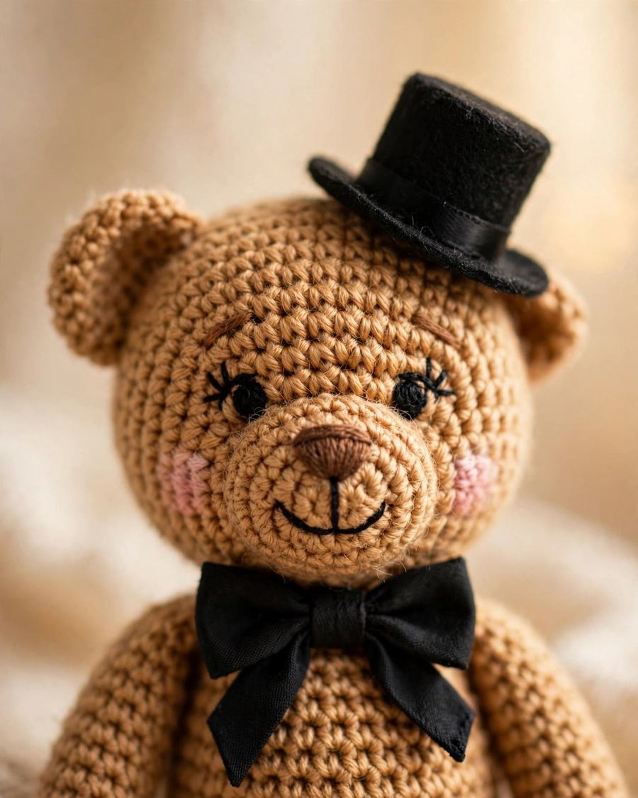 Wedding Bear Couple Crochet Pattern — view 4