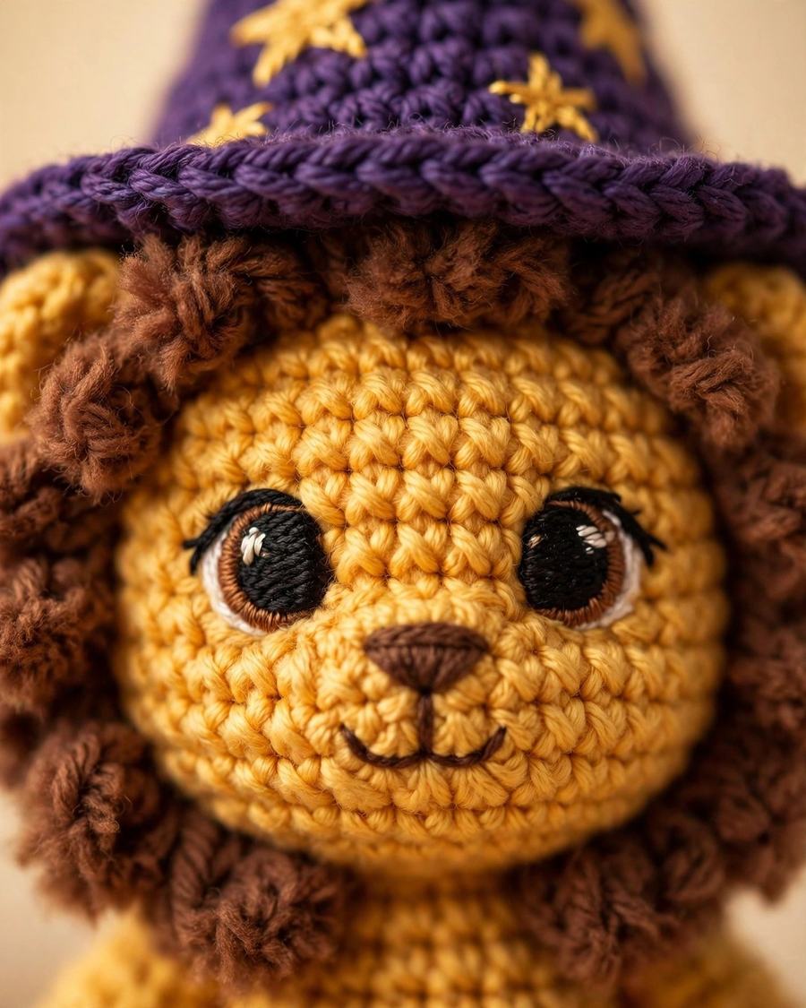 Wizard Lion Amigurumi Crochet Pattern — view 3